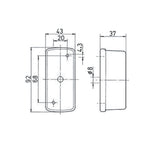 Luce ingombro bifacciale 3602 FNL3602