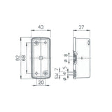Luce ingombro bifacciale 3603C 8032793934486