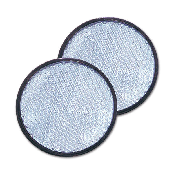 Weißer Reflektor, Durchmesser 60, mit Aufkleber 8032793938439