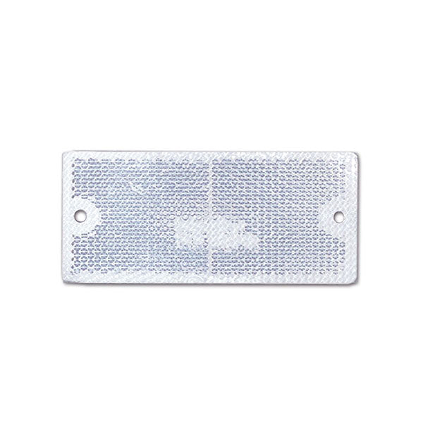 Reflektor 90x40 mm mit Löchern, weiß, FNL4203B