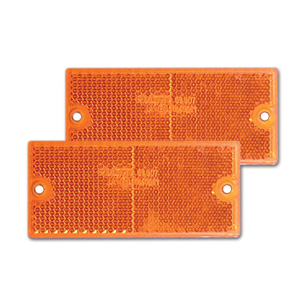 Catadiottro 90x40 mm adesivo arancione FNL4204AC 8032793938583
