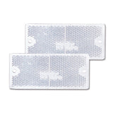 Reflector 90x40 mm adhesivo blanco 8032793931188