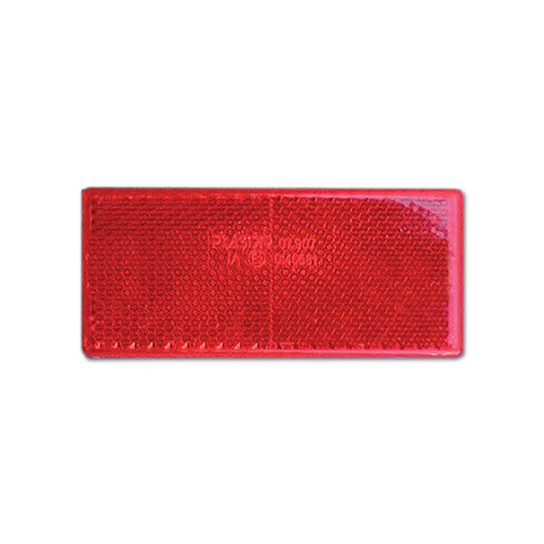 Catadiottro 90x40 mm adesivo rosso FNL4204R