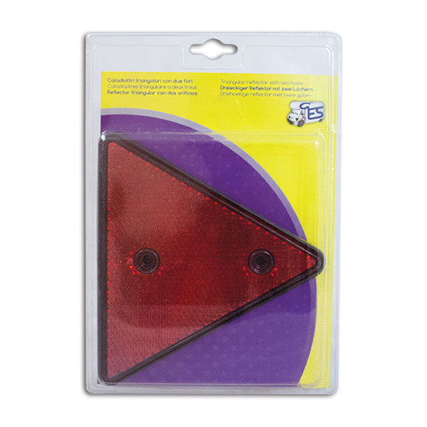 Reflector triangular con 2 orificios de fijación para tornillos 8032793938415