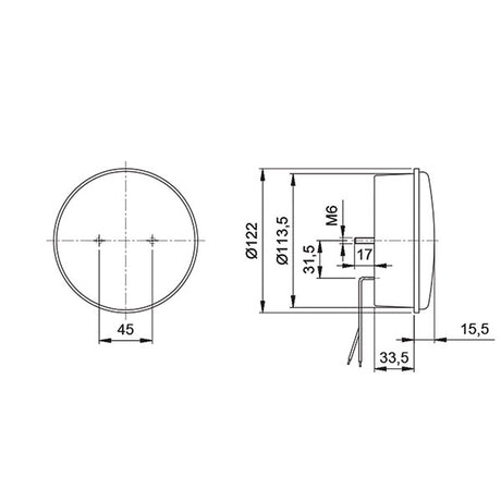 Fanale retronebbia FNL4402