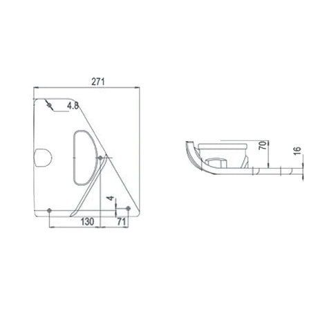 Componente catarifrangente FNL6312