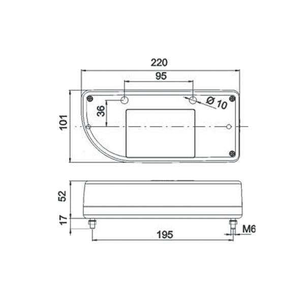 Fanale multifunzione 821 sinistro FNL6863