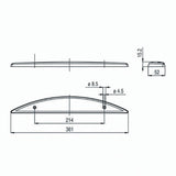 FNL8406 Klare halbmondförmige LED-Bremsleuchte