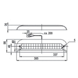 Dritte Bremsleuchte LED mit ABS-Gehäuse FNL8601