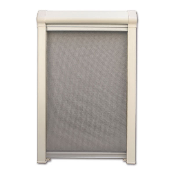 Oscurante e Zanzariera 2-in-1 a Cassetta Singola per Camper  1800x650 mm Avorio FNZ1218