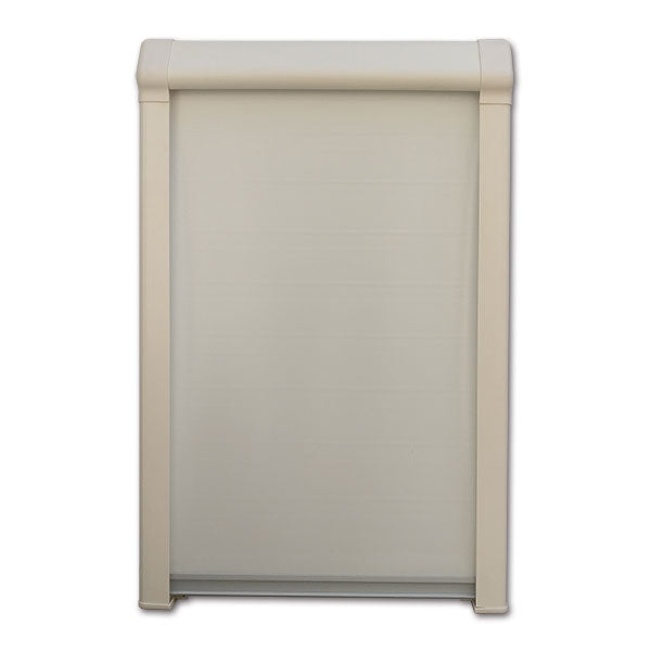 Oscurante e Zanzariera 2-in-1 a Cassetta Singola per Camper  1800x650 mm Avorio FNZ1218