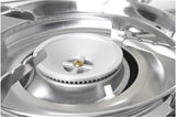 Brunner Fornello a Gas Devil Double  2 Fuochi con Grill in Alluminio, Accensione Piezo
