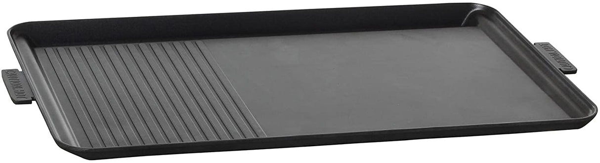 Brunner Fornello a Gas Devil Double  2 Fuochi con Grill in Alluminio, Accensione Piezo