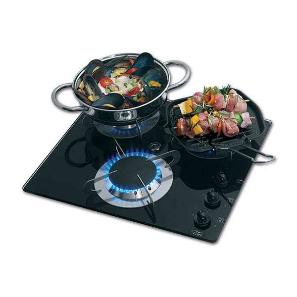 Placa de cocina de cristal de 3 fuegos 8032793936688