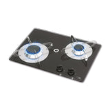 Piano Cottura Gas 2 Fuochi Can Crystal - Vetro Temperato per Camper
