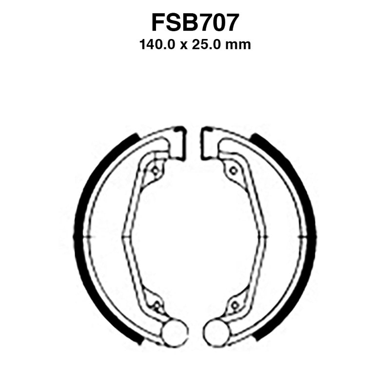 Ferodo Ganasce Freno Fsb707 FSB707