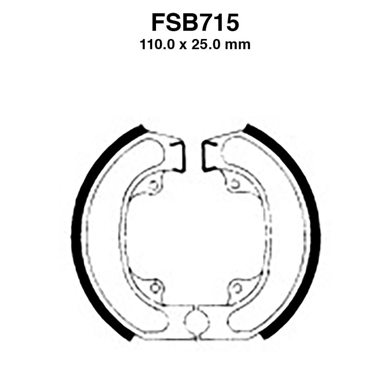 Ferodo Ganasce Freno Fsb715 FSB715