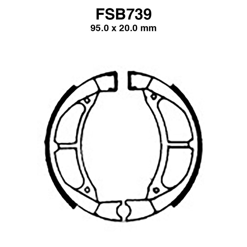 Ferodo Ganasce Freno Fsb739 FSB739