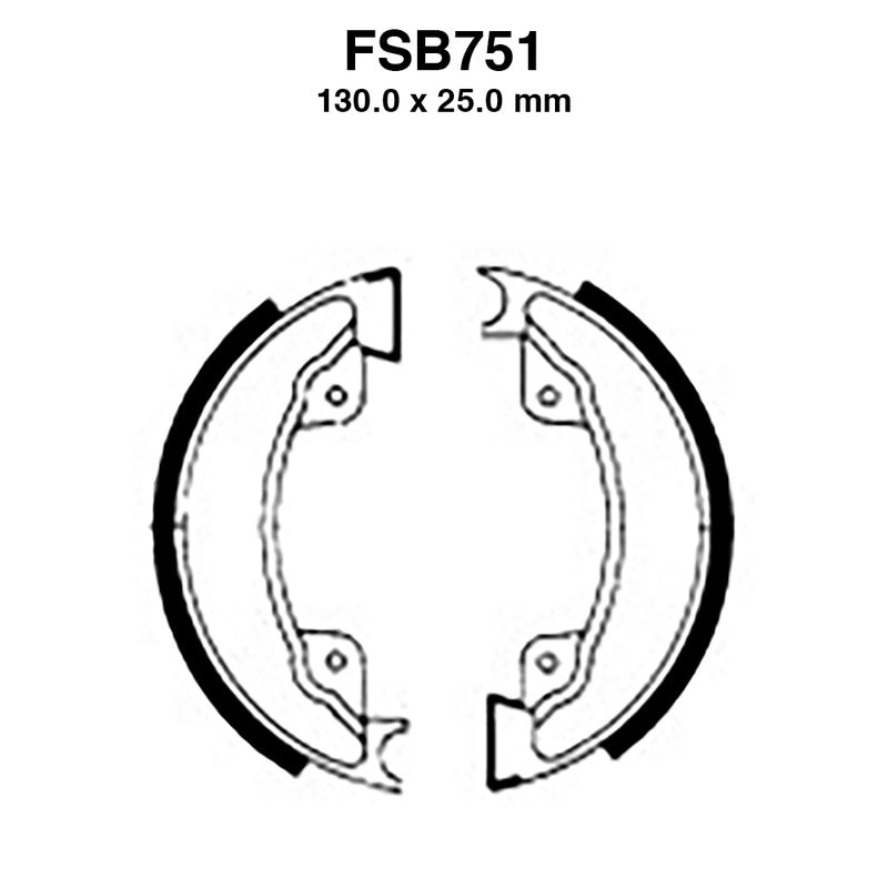Ferodo Bremsbacken FSB751 FSB751