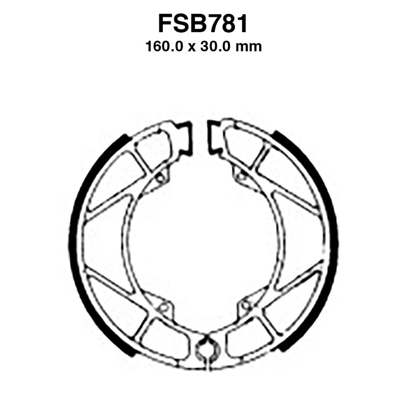 Ferodo Bremsbacken FSB781 FSB781