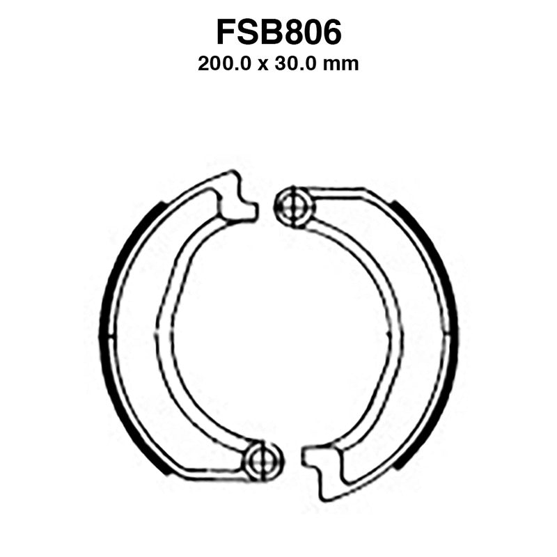 Ferodo Brake Shoes Fsb806 FSB806