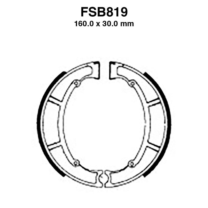 Ferodo Bremsbacken FSB819 FSB819