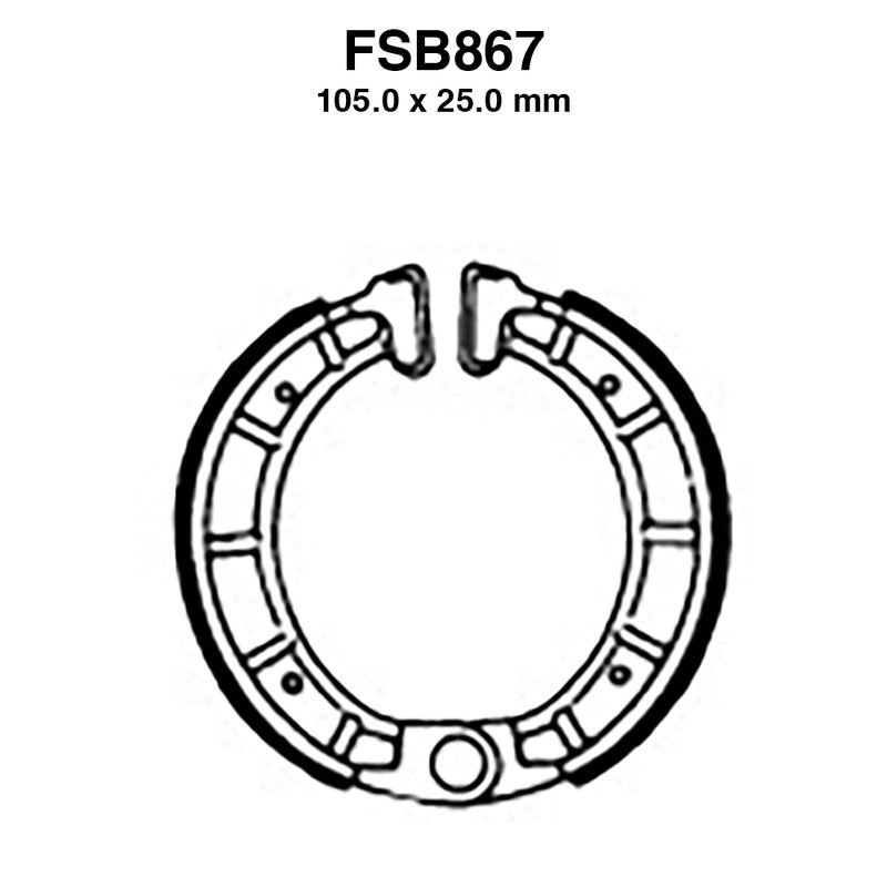 Ferodo Ganasce Freno Fsb867 FSB867