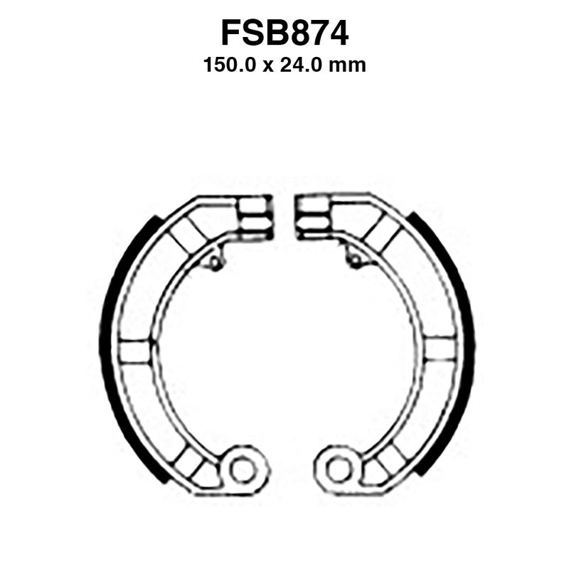 Ferodo Bremsbacken FSB874A FSB874A