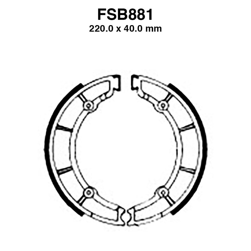 Ferodo Bremsbacken FSB881 FSB881