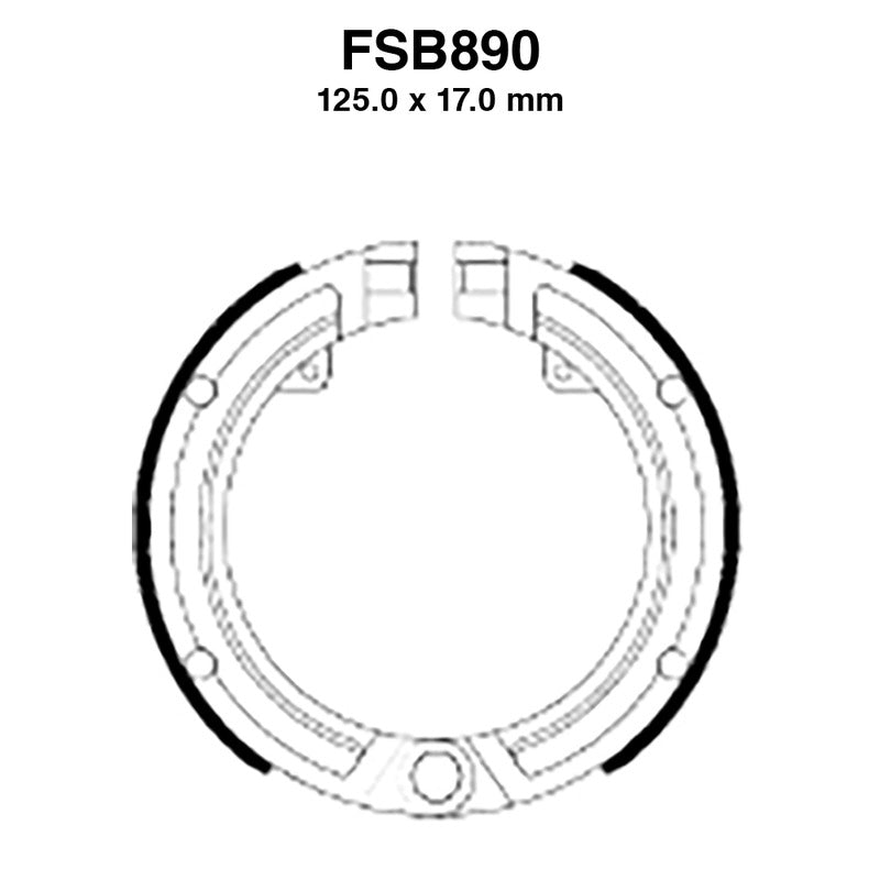 Ferodo Bremsbacken FSB890A FSB890A