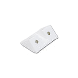 Fijación para muebles de 4 agujeros blanca FSM03