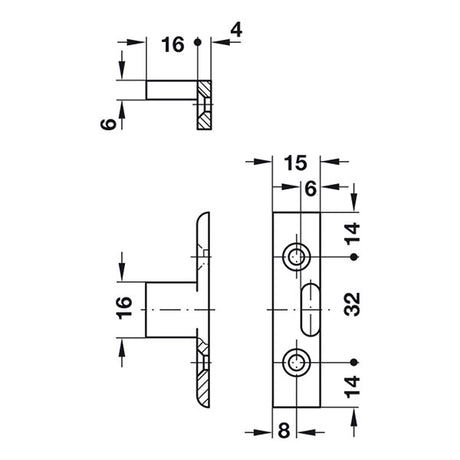 Keku interlocking panel fastener FSP01K