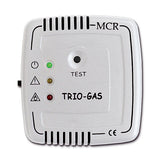 Detector de fugas de gas de panel blanco trivalente TrioGas para autocaravanas y caravanas FUG103B