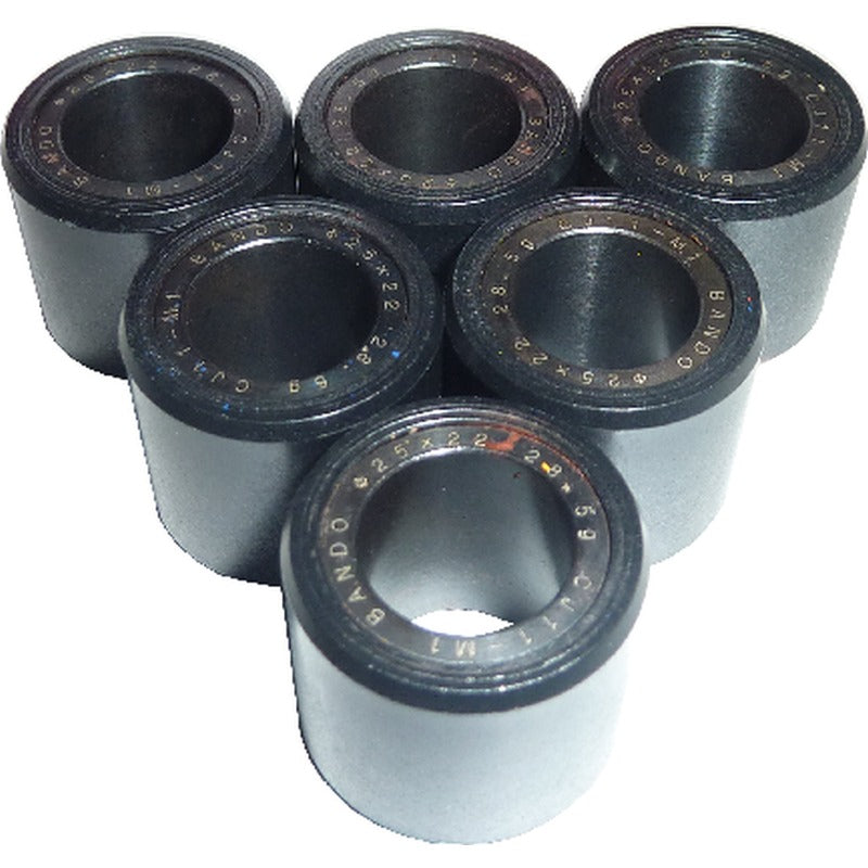 Bando Kit 6 Rulli 25X22 28,5G beverly 500 02-04, X9 Evo