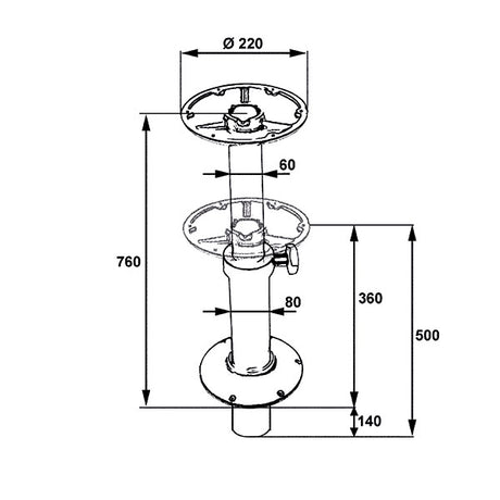 Gamba Nautica per Tavolo GAMNAUT
