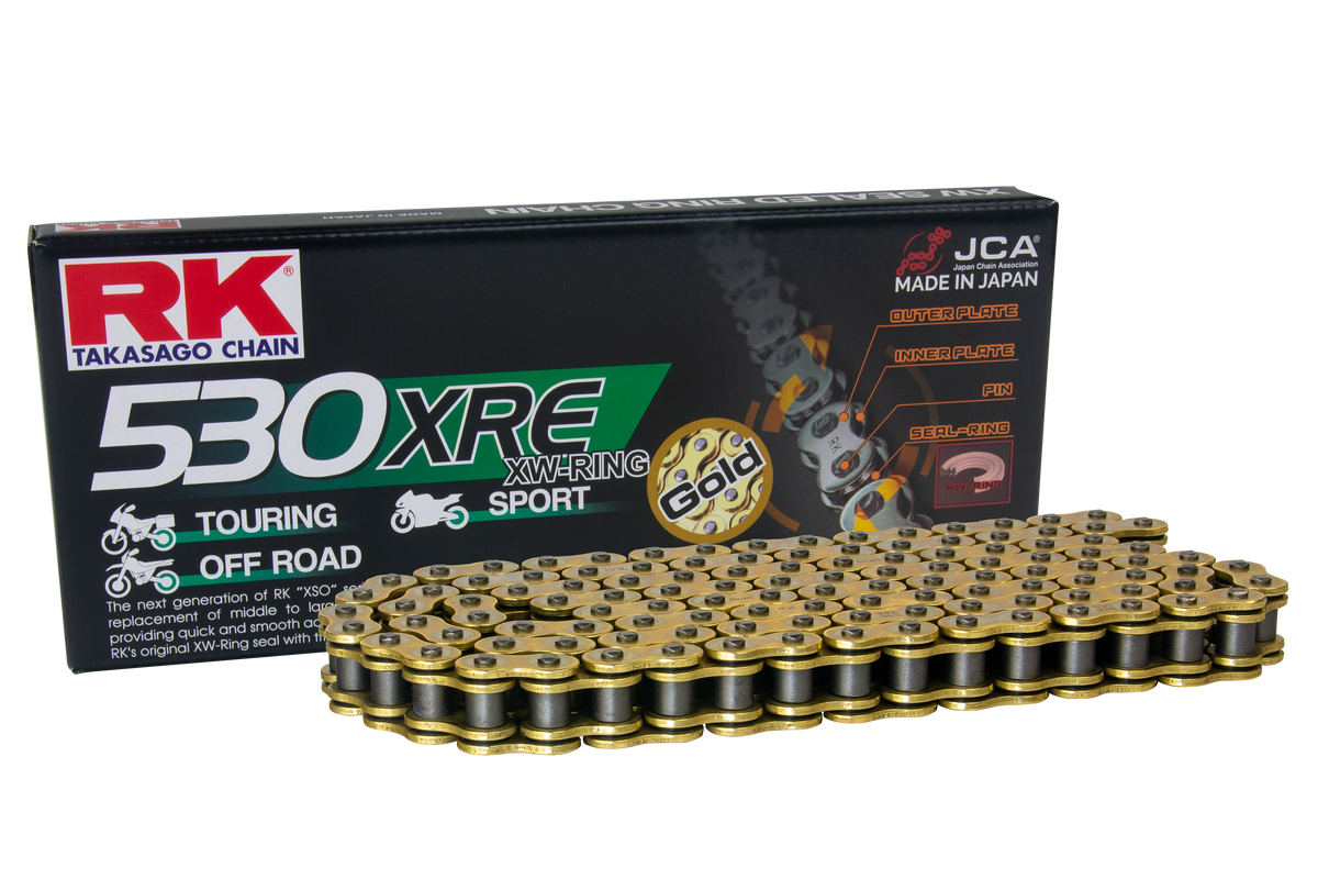 Rk Takasago Catena di Trasmissione GB530XRE-104 CLF 104 maglie