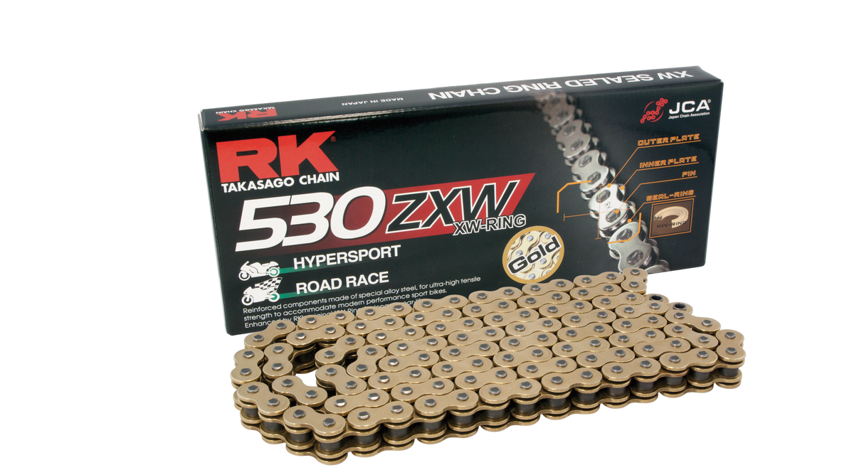 RK Takasago Antriebskette GB530ZXW-118GOLD CLF 118 Glieder
