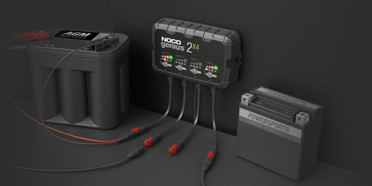 Caricabatterie a 4 Uscite NOCO GENIUS2X4 8A