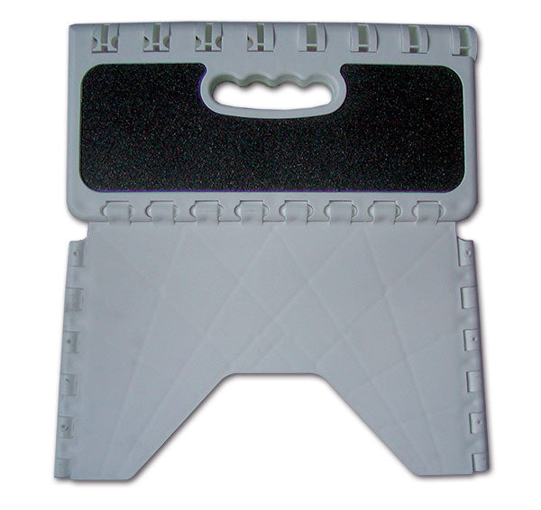 Escalón de entrada plegable para caravanas y autocaravanas, gris, GES GRA03