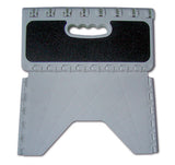 Escalón de entrada plegable para caravanas y autocaravanas, gris, GES GRA03