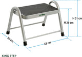 Gradino ingresso Camper e Caravan Brunner King Step Grigio