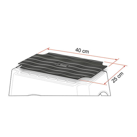 Fiamma Step-Mat Magnum Black 06374-01- - AmerigoStore
