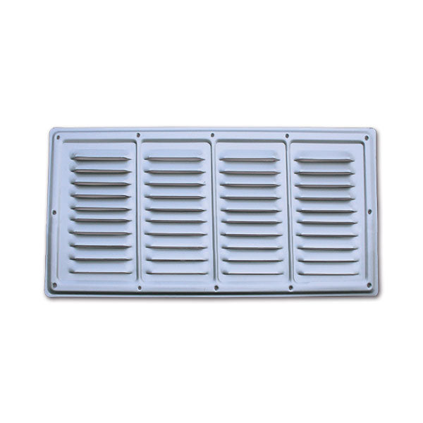 Rejilla para frigorífico de aluminio GES GRI4022 de 400 x 220 mm