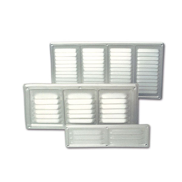 Rejilla para frigorífico de aluminio GES GRI4022 de 400 x 220 mm