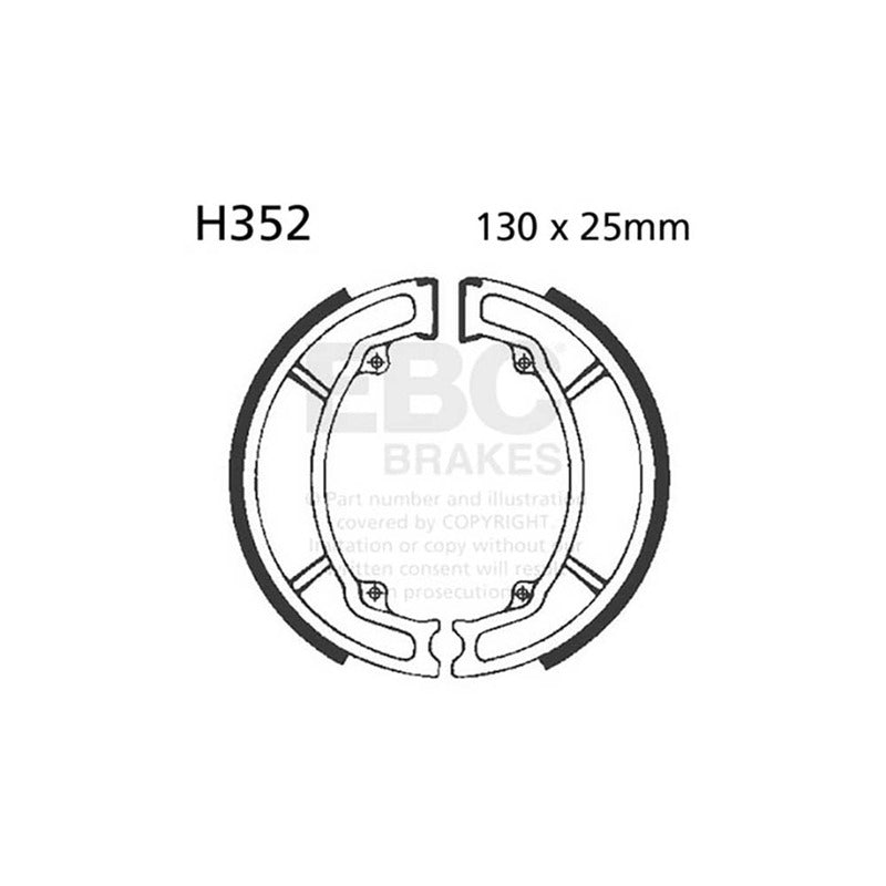 EBC Hinterradbremsbacken Honda SH 125/150 H352