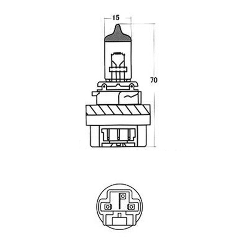 Riatec Lampada Hs5 12v P23T 35/30W