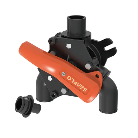 Seaflo Marine Toilet Y-Type Flush Valve for 25/38mm Waste Water Tank