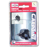 Interruptor negro con LED rojo 12V 8711293491414