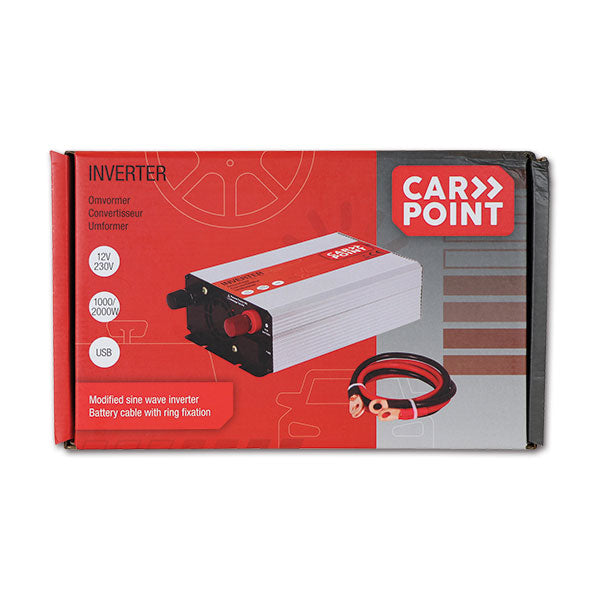 Inverter 1000W Onda Modificata 12V-230V con USB - Camper Auto Nautica 8711293071364