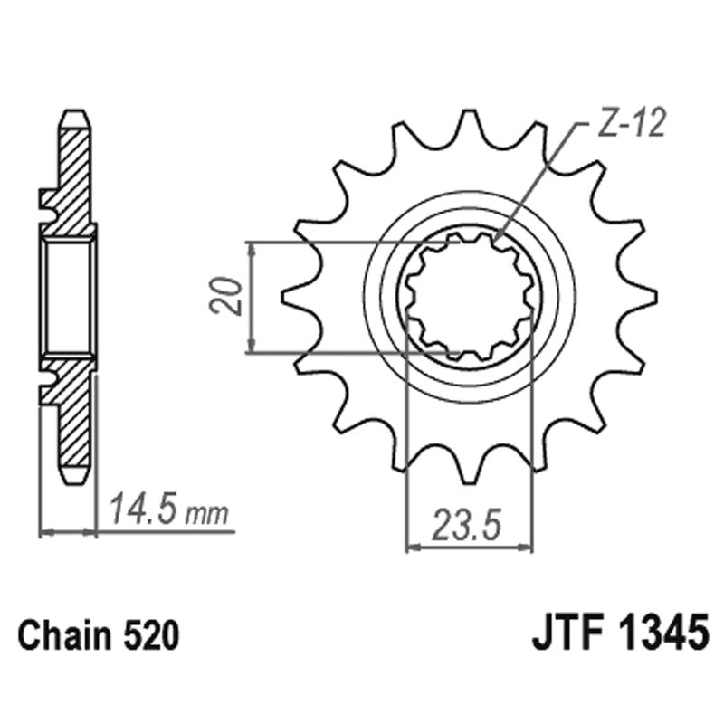 Jt Ritzel Jt 1345 Z13 Rb Stoßdämpfer JTF1345.13RB